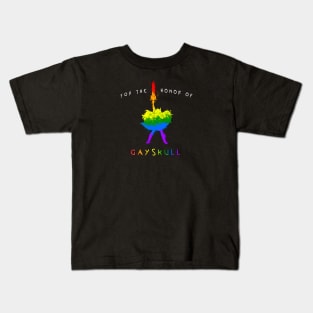 For the honor of Gayskull Kids T-Shirt